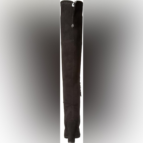 Sam Edelman Kent Suede Over the Knee Heeled Boots Black 8.5 - Picture 5 of 5